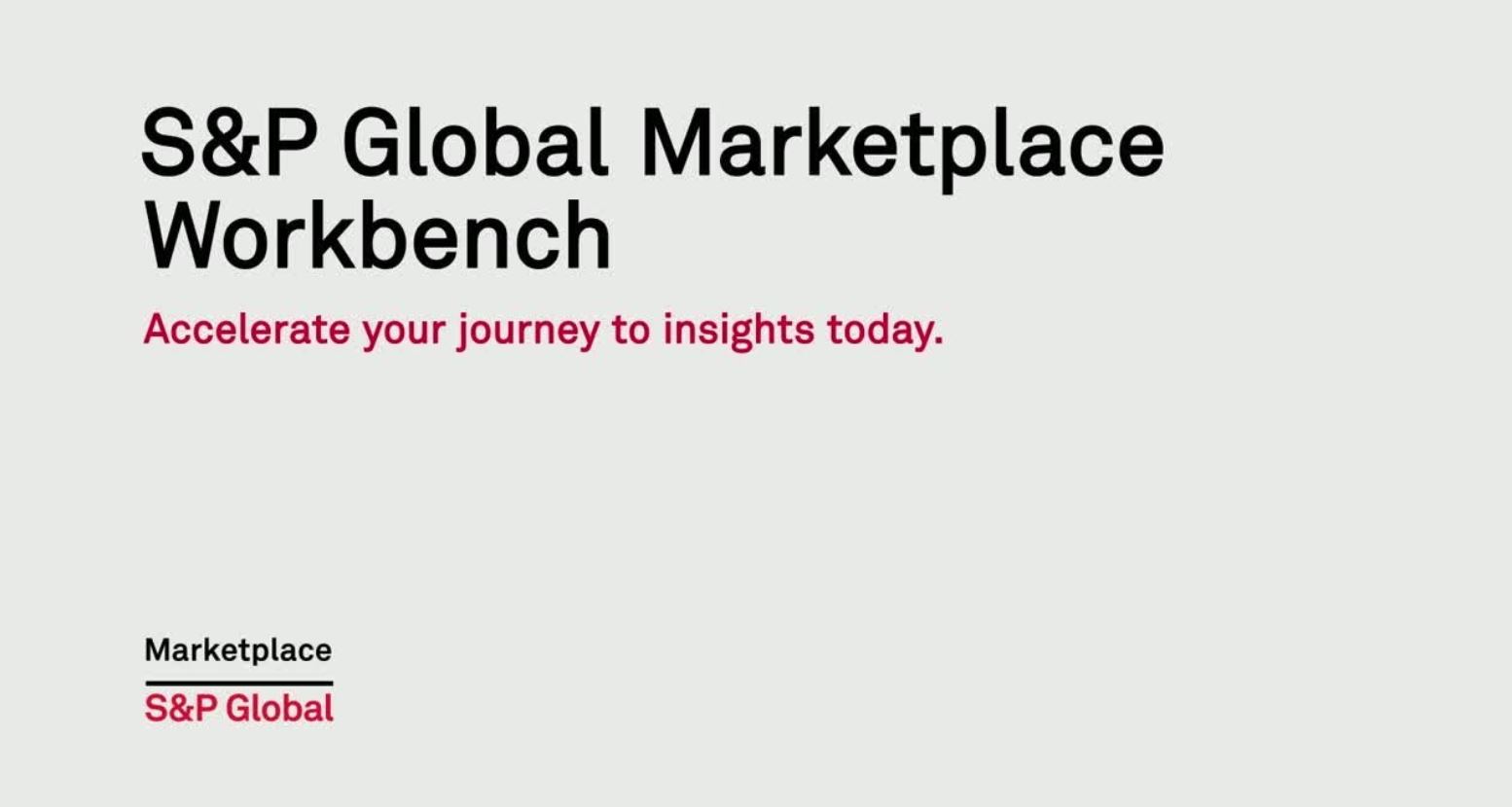 How Capital Market Companies Benefit from the S&P Global Marketplace